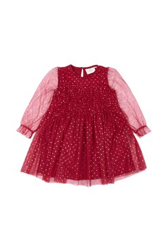 The New Macie LS dress - Rio Red